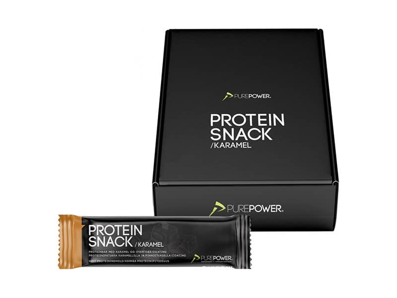 PUREPOWER Protein bar Caramel Chocolate coated - Rask-Cykler | proteinbar og -pulver