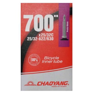 Chaoyang slange 700x25-32c FV 48mm ventil