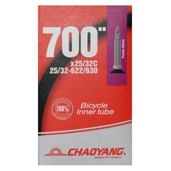 Chaoyang slange 700x25-32c FV 48mm ventil