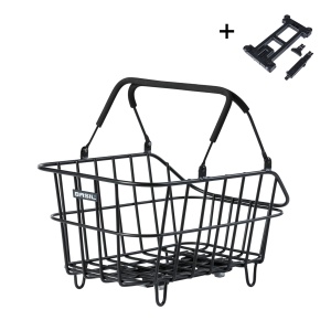 Kurv BASIL CENTO ALU MIK 2.0 (sort) bag.