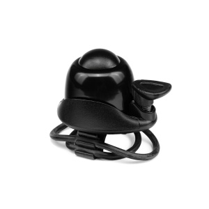 Klokke sort alu EasyFix monteres m. 2 elastikker Bikepartner