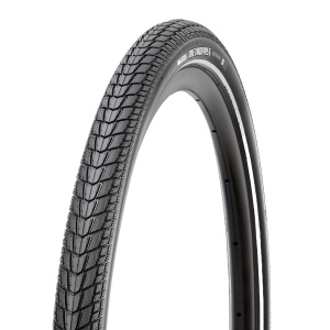 Maxxis Metropass Pro, 700x50 (50-622). 4- sæsoners gummiblanding, 3 mm dækindlæg, E50 godkendels